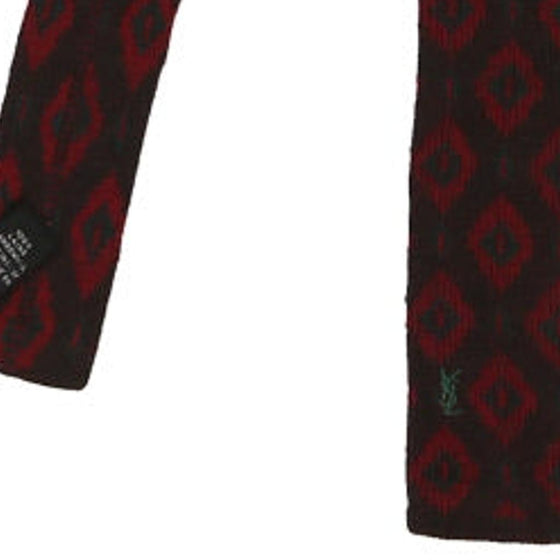 Vintage red Yves Saint Laurent Tie - mens no size