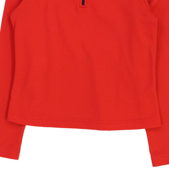 Colmar 1/4 Zip - Medium Red Polyester Blend