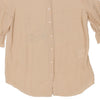 Love Moschino Blouse - Small Beige Silk