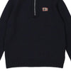 Napapijri 1/4 Zip - Medium Navy Wool Blend