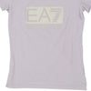 Ea7 T-Shirt - Small Purple Cotton Blend