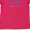 Ea7 T-Shirt - Medium Pink Cotton Blend