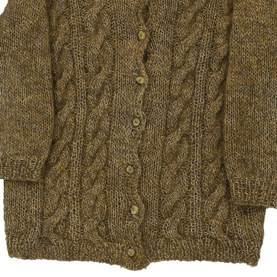 Valentino Cardigan - Small Khaki Wool Blend