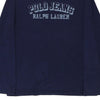 Vintage navy Polo Ralph Lauren Long Sleeve T-Shirt - mens large