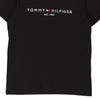 Vintage black Tommy Hilfiger T-Shirt - mens medium