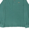 Vintage blue Made in France Lacoste Long Sleeve Polo Shirt - mens medium