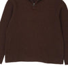 Vintage brown Hugo Boss 1/4 Zip - mens medium