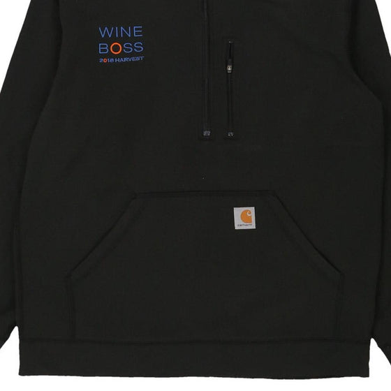 Vintage black Wine Boss Carhartt 1/4 Zip - mens large