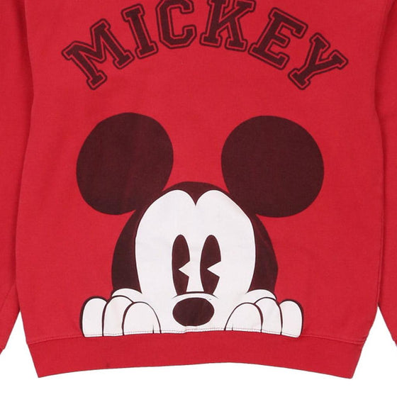 Vintage red Age 11-13 Disney Sweatshirt - boys large