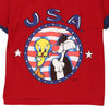 Vintage red Looney Tunes USA Disney T-Shirt - mens x-large