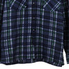 Vintage navy Unbranded Flannel Shirt - mens xx-large