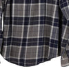 Vintage grey Piazza Italia Flannel Shirt - mens x-large