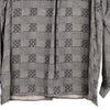 Vintage grey Vootes Patterned Shirt - mens large