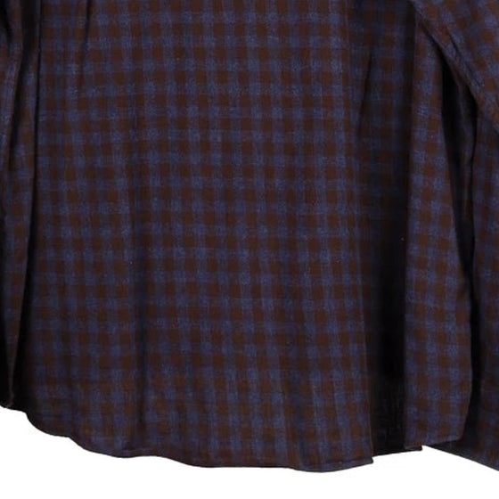 Vintage burgundy Sea Barrier Flannel Shirt - mens xx-large