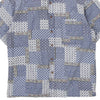 Vintage blue Match Town Patterned Shirt - mens large