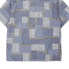 Vintage blue Match Town Patterned Shirt - mens large