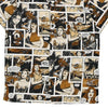 Vintage brown King Kameha Patterned Shirt - mens medium