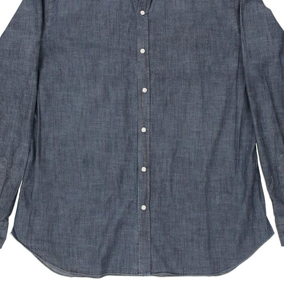 Vintage blue Barba Denim Shirt - mens x-large