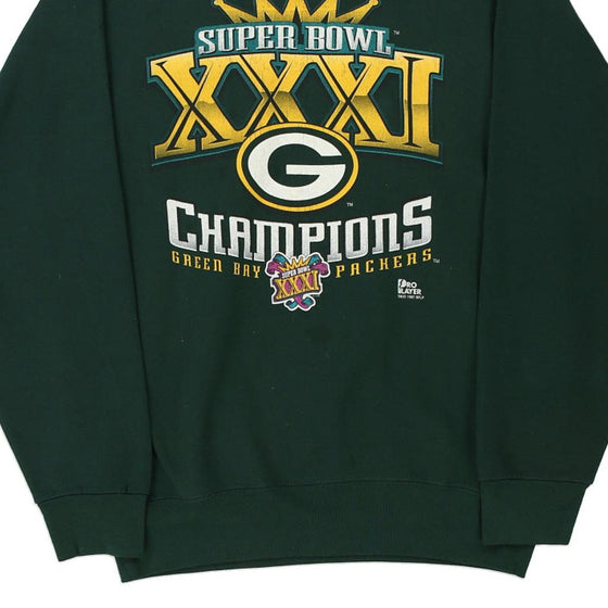 Vintage green Green Bay Packers Super Bowl XXXI Pro Player Sweatshirt - mens large