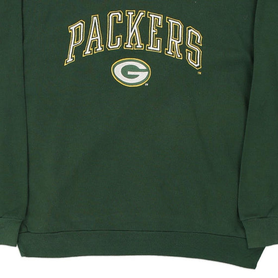 Vintage green Made in USA Green Bay Packers Logo 7 Sweatshirt - mens x-large