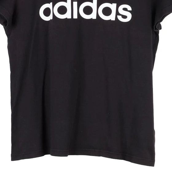 Pre-Loved black Adidas T-Shirt - womens large