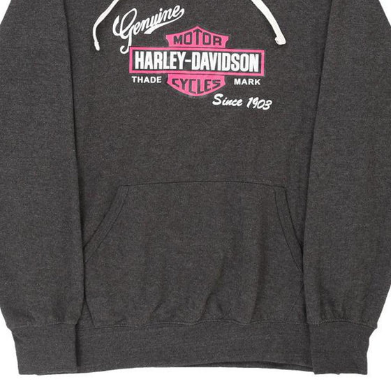 Vintage grey Harley Davidson Hoodie - womens x-large