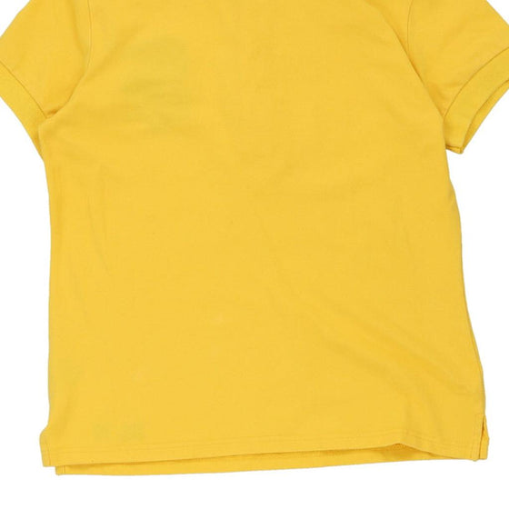 Ralph Lauren Polo Shirt - Small Yellow Cotton