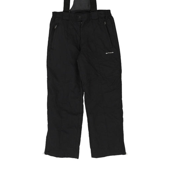 Vintage black Age 12 Biting Ski Trousers - boys 30" waist