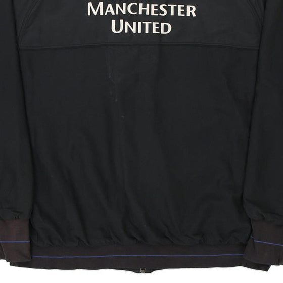 Vintage black Manchester United Nike Jacket - mens x-large