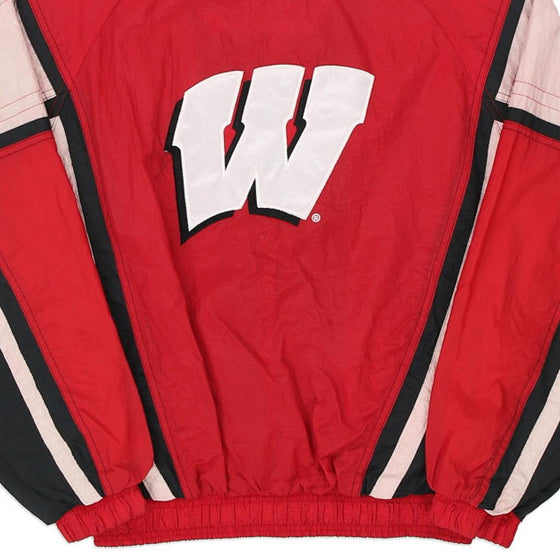 Vintage red Wisconsin Starter Jacket - boys large