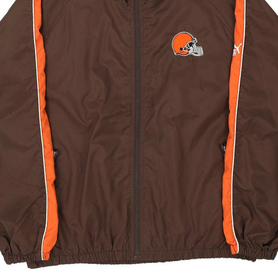 Vintage brown Cleveland Browns Puma Jacket - mens x-large