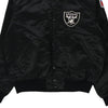 Vintage black Made in USA 1980's Las Vegas Raiders Starter Baseball Jacket - mens x-large