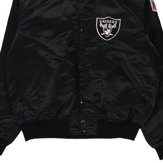 Vintage black Made in USA 1980's Las Vegas Raiders Starter Baseball Jacket - mens x-large