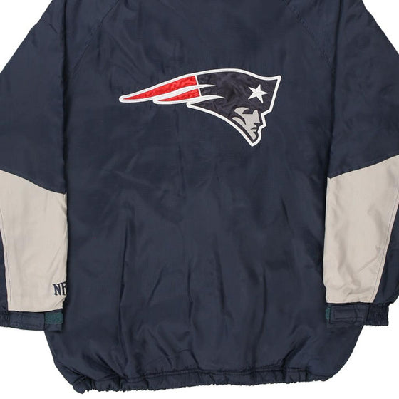 Vintage navy New England Patriots Nfl Jacket - mens medium