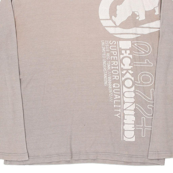 Vintage beige Ecko Unltd Long Sleeve T-Shirt - mens x-large