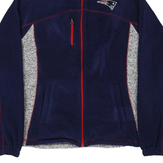 Vintage navy New England Patriots Nfl Fleece - womens small