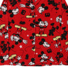 Vintage red Age 12-14 Mickey Mouse Pyjama Top Disney Fleece - girls large