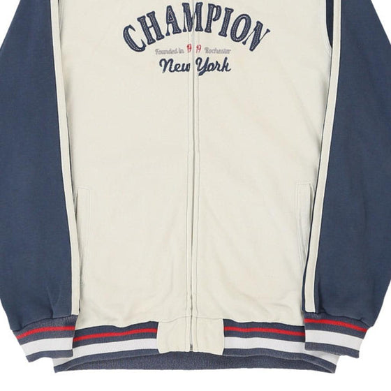 Vintage cream Age 13-14 Champion Hoodie - boys x-large