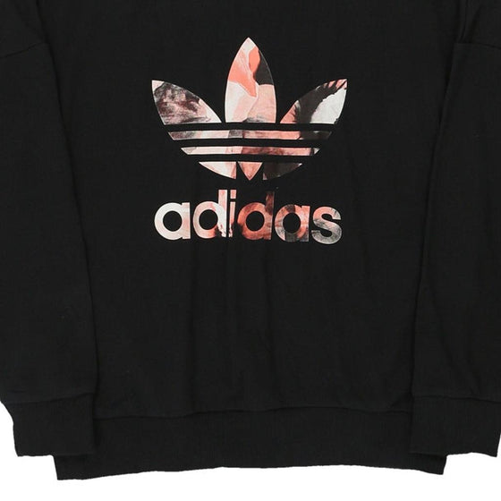 Vintage black Age 11-12 Adidas Sweatshirt - boys medium