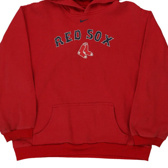 Vintage red Age 12-13 Boston Red Sox Nike Hoodie - boys large