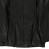 Vintage black Dallas Leather Jacket - womens medium