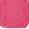 Vintage pink Lacoste Long Sleeve Polo Shirt - mens small