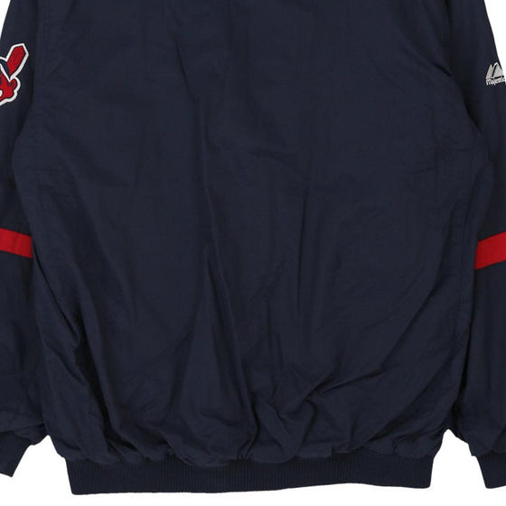 Vintage navy Cleveland Indians Majestic Jacket - mens medium