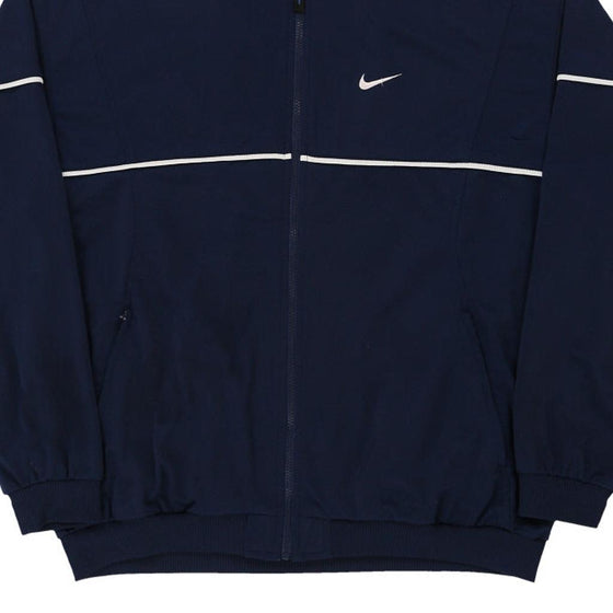 Vintage navy Nike Track Jacket - mens x-large