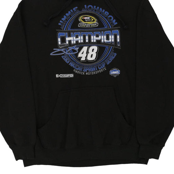 Vintage black Jimmie Johnson  Chase Authentics Hoodie - womens x-large