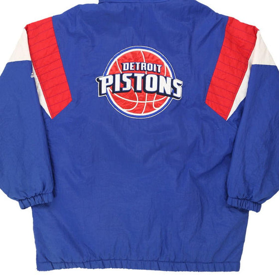 Vintage blue Detriot Pistons Adidas Jacket - mens x-large