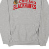 Vintage grey Age 16 Chicago Blackhawks Reebok Hoodie - boys x-large