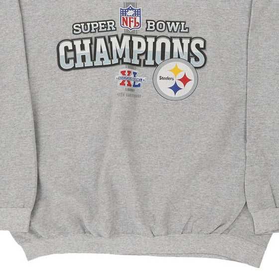 Vintage grey Pittsburgh Steelers Nfl Sweatshirt - mens xxx-large