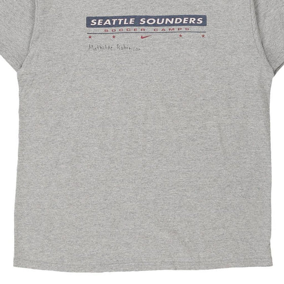 Vintage grey Seattle Sounders Nike T-Shirt - mens small