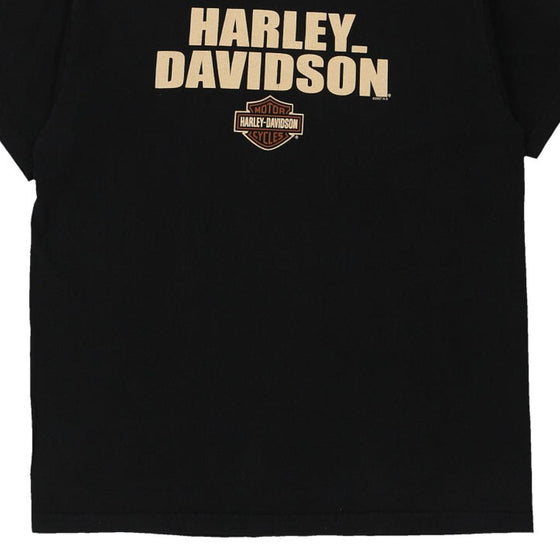 Vintage black Pawtucket RI Harley Davidson T-Shirt - mens large